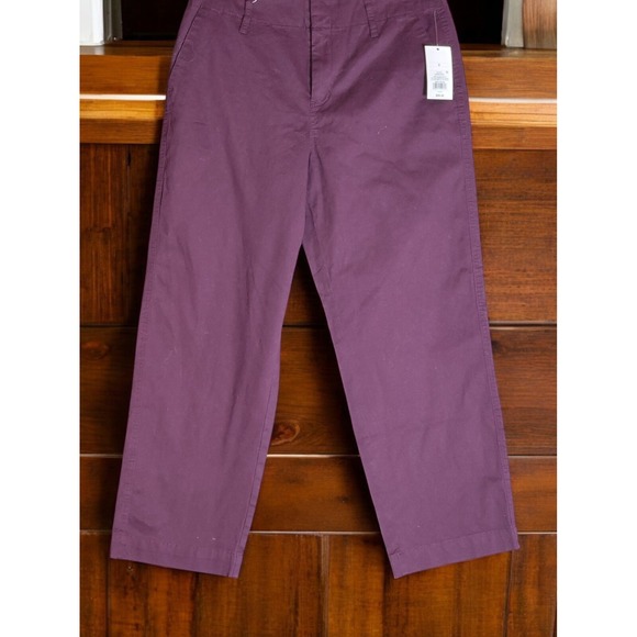 a new day Pants - NWT A New Day Size 8 Women's Merlot High Rise Straight Leg Stretch Pants
